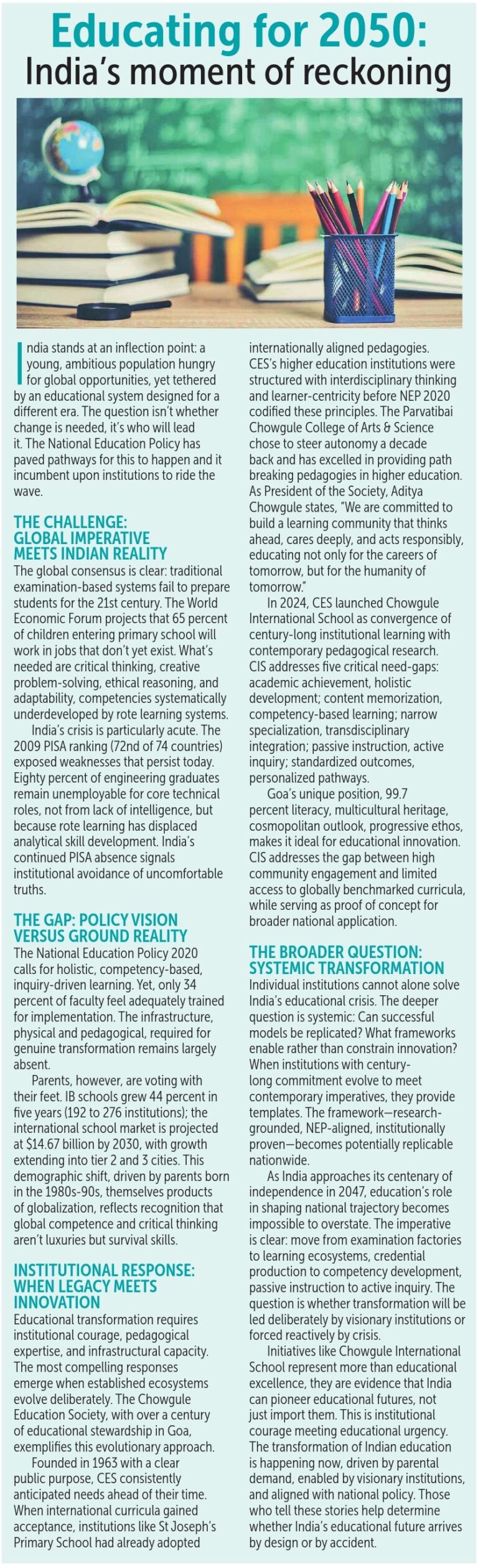 IB Education Goa